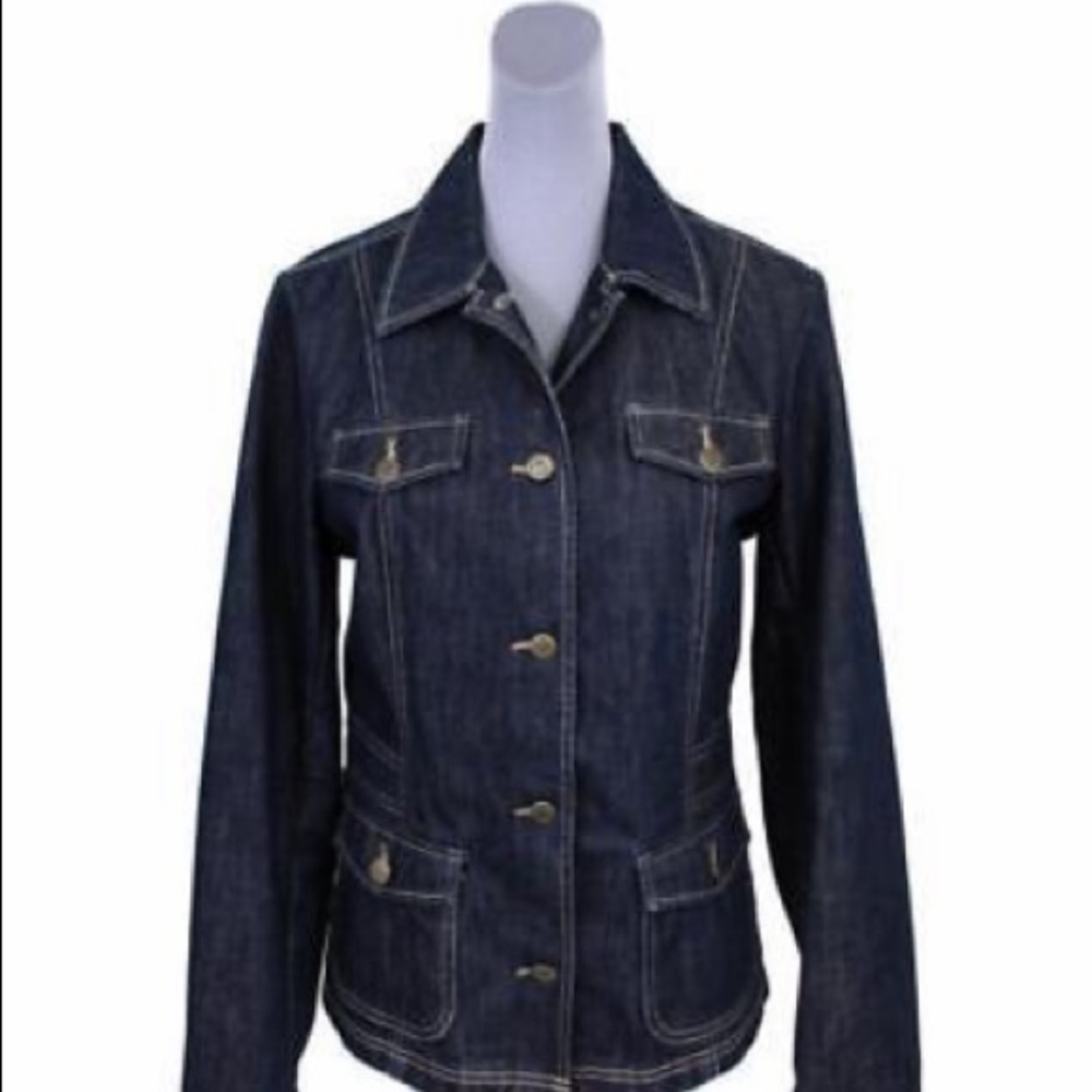 🌺 Eddie Bauer Jean Jacket